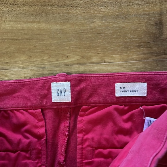 GAP Pink Ankle Cropped Pants - Picture 2 of 4